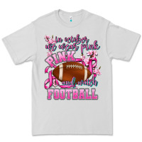 Dove Grey in october we wear pink and watch football Premium Tee - AdoDesignShop