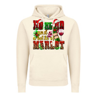 Vintage Artic ho ho ho and a bottle of merlot Vintage Hoodie - AdoDesignShop