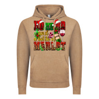Vintage Coffee ho ho ho and a bottle of merlot Vintage Hoodie - AdoDesignShop