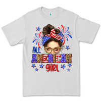Dove Grey All American girl Premium Tee - Neo Western