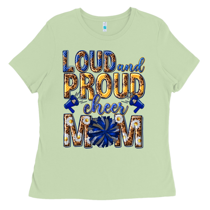 Loud And Proud Cheer Mom Ladies Tee by texasbilliewilder | Teevron