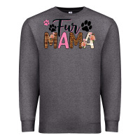 Charcoal Heather fur mama Premium Sweatshirt - texasbilliewilder