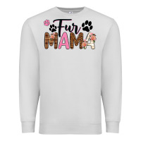 Dove Grey fur mama Premium Sweatshirt - texasbilliewilder
