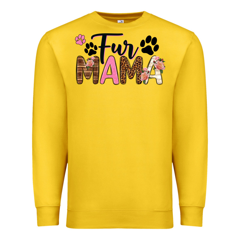 Fur Mama Premium Sweatshirt by texasbilliewilder | Teevron