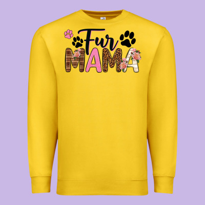 Fur Mama Premium Sweatshirt Designed By Texasbilliewilder