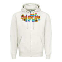 Oatmeal Heather Sounds Gay I'm in Pride LGBTQ Zipper Hoodie - BundleAndBundleShop