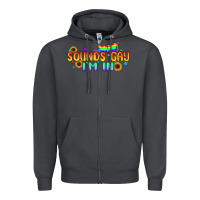 Smoke Sounds Gay I'm in Pride LGBTQ Zipper Hoodie - BundleAndBundleShop