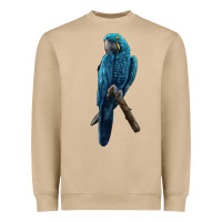 Mushroom Hyacinth Macaw Heavyweight Sweatshirt - LillyAllenDesigns