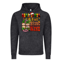 Vintage Black dear santa just bring wine Vintage Hoodie - AdoDesignShop