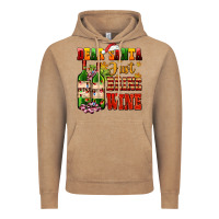Vintage Coffee dear santa just bring wine Vintage Hoodie - AdoDesignShop