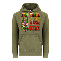 Vintage Olive dear santa just bring wine Vintage Hoodie - AdoDesignShop