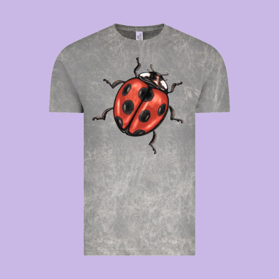 Ladybug Vintage Tee Designed By Barkaloodesign