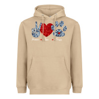 Mushroom Peace Love Paws Heavyweight Hoodie - Bettercallsaul