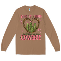 Toasted Coconut cool it cupid i will find my own cowboy Long Sleeve Tee - MaliasSmallBusiness