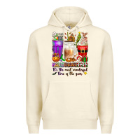 Sandshell Hallothanksmas coffee cups Premium Hoodie - texasbilliewilder