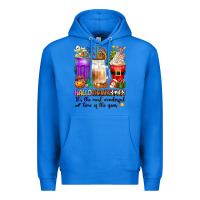 True Royal Hallothanksmas coffee cups Premium Hoodie - texasbilliewilder