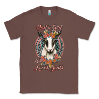 Chestnut just a girl who loves goats Classic Tee - Jasminsmagicworld