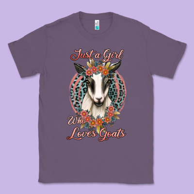 Just A Girl Who Loves Goats Classic Tee Designed By Jasminsmagicworld