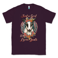 Plum just a girl who loves goats Classic Tee - Jasminsmagicworld