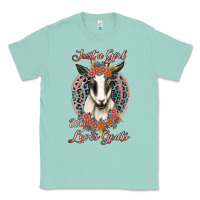 Seafoam just a girl who loves goats Classic Tee - Jasminsmagicworld