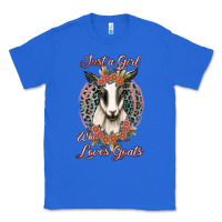 True Royal just a girl who loves goats Classic Tee - Jasminsmagicworld