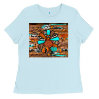Baby Blue turkey Ladies Tee - JahusDesignShop