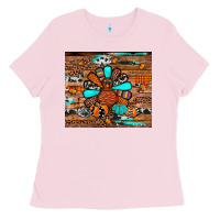 Bubblegum Pink turkey Ladies Tee - JahusDesignShop