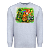 St Patricks Day Gnomies With Truck Premium Sweatshirt | Teevron