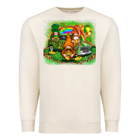 Sandshell st patricks day gnomies with truck Premium Sweatshirt - NancyCooperArtShop