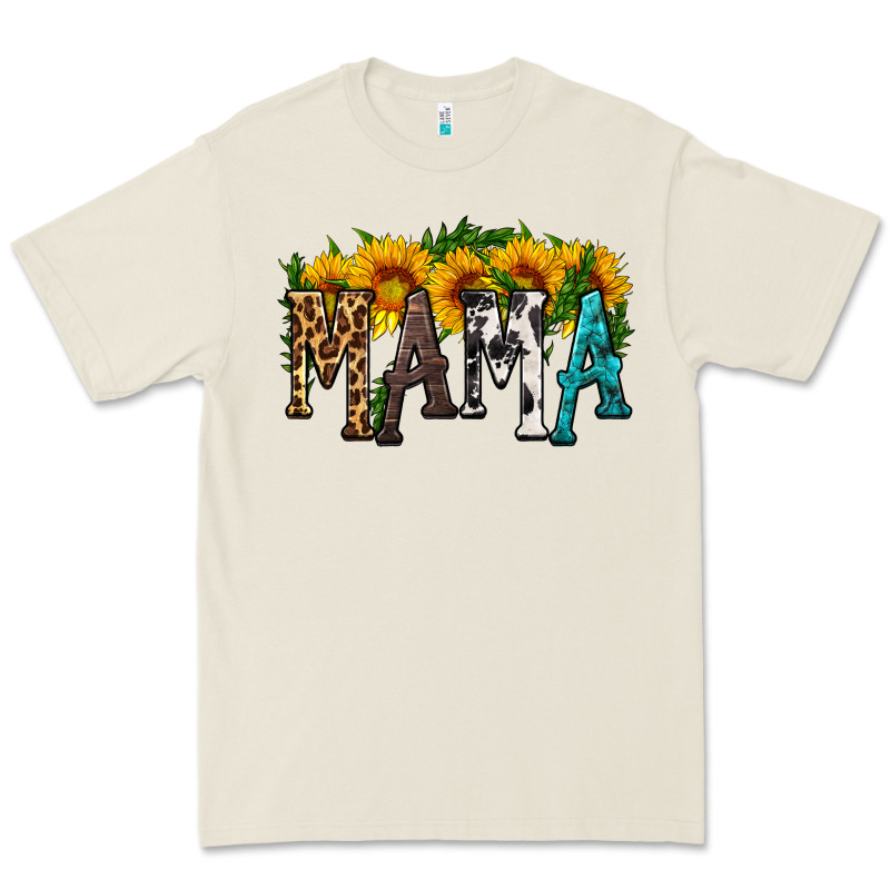 Mama With Sunflower Premium Tee by HRA Design Shop | Teevron
