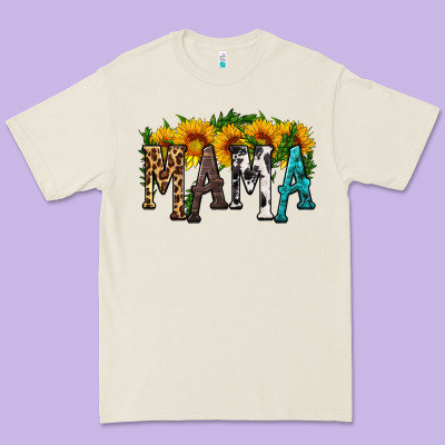Mama With Sunflower Premium Tee Designed By Hra Design Shop