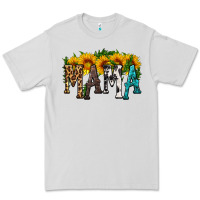 Dove Grey mama with sunflower Premium Tee - HRA Design Shop