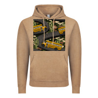 Vintage Coffee cactus camouflage school bus seamless pattern Vintage Hoodie - BundleAndBundleShop