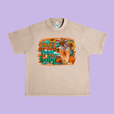 Spice Spice Baby Pumpkin Spice Latte Urban Heavy Tee Designed By Jasminsmagicworld