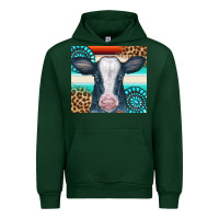 Forest Green Cow Tumbler Urban Hoodie - CowCowDesign