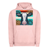 Pigment Salmon Cow Tumbler Urban Hoodie - CowCowDesign
