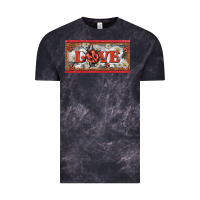 Cloud Black love ladybug    license plate template Vintage Tee - BarkalooDesign