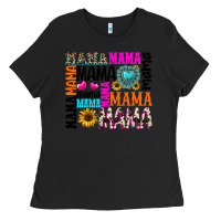 Black mama gemstone sunflower Ladies Tee - texasbilliewilder