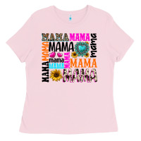 Bubblegum Pink mama gemstone sunflower Ladies Tee - texasbilliewilder