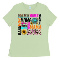 Matcha mama gemstone sunflower Ladies Tee - texasbilliewilder