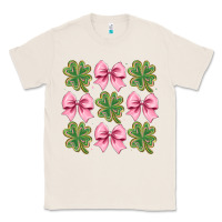 Natural clover bow Classic Tee - CowhideDigitalArt