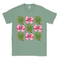 Sage clover bow Classic Tee - CowhideDigitalArt