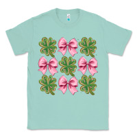 Seafoam clover bow Classic Tee - CowhideDigitalArt