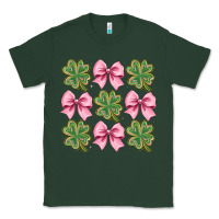 Sports Green clover bow Classic Tee - CowhideDigitalArt