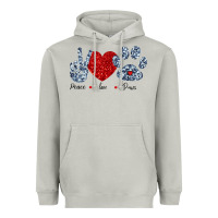 Moon Dust Peace Love Paws Heavyweight Hoodie - Bettercallsaul