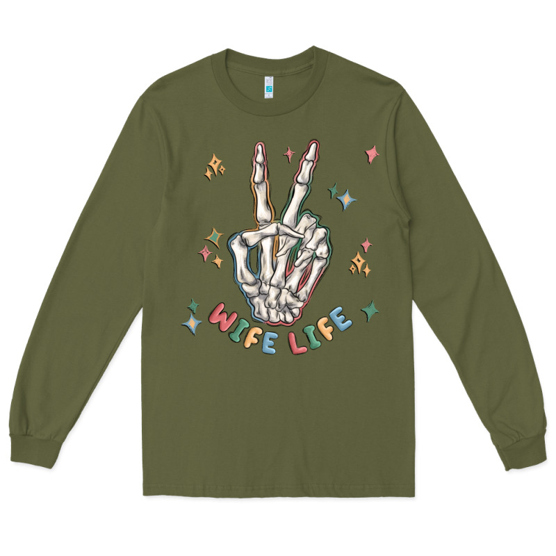 Wife Life Long Sleeve Tee by MaliasSmallBusiness | Teevron