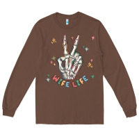 Chestnut wife life Long Sleeve Tee - MaliasSmallBusiness