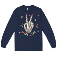 Navy wife life Long Sleeve Tee - MaliasSmallBusiness