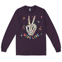 Plum wife life Long Sleeve Tee - MaliasSmallBusiness