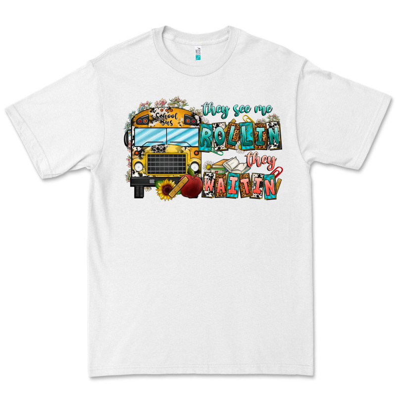 They See Me Rollin' They Waiting Premium Tee by CowhideDigitalArt | Teevron